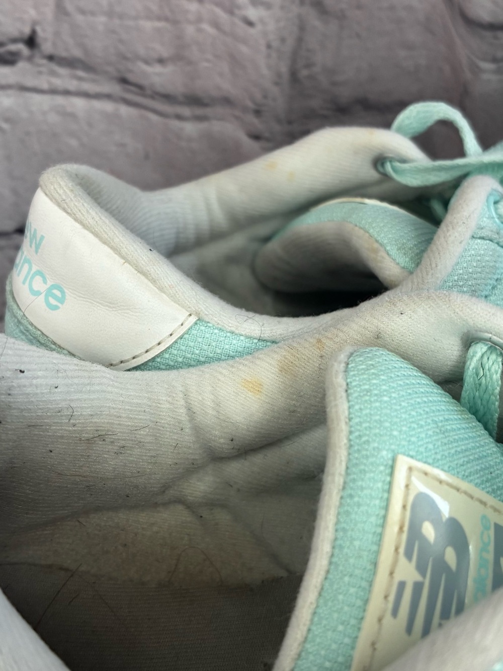 New Balance 501 Retro Low Top Lifestyle Running Fashion Sneakers Aqua Mint Sz 9 - Picture 5 of 13